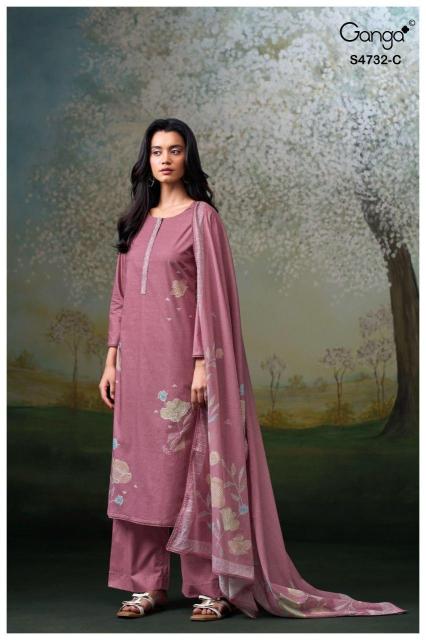 Ganga mivelle 4732 pushpak dress material wholesale price and address